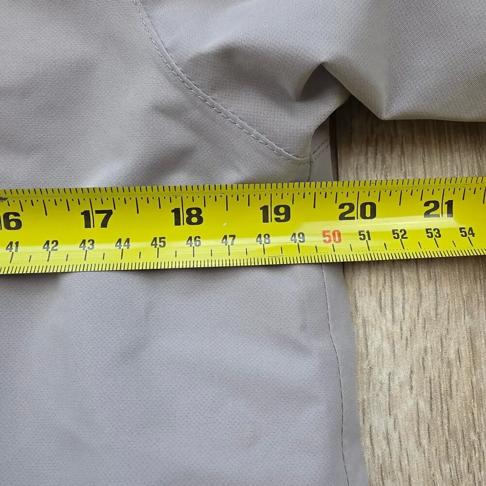 Jan & Jul Cozy-Dry Waterproof Rain Jacket Fleece Lined Gray Youth 14Y (14-16)
